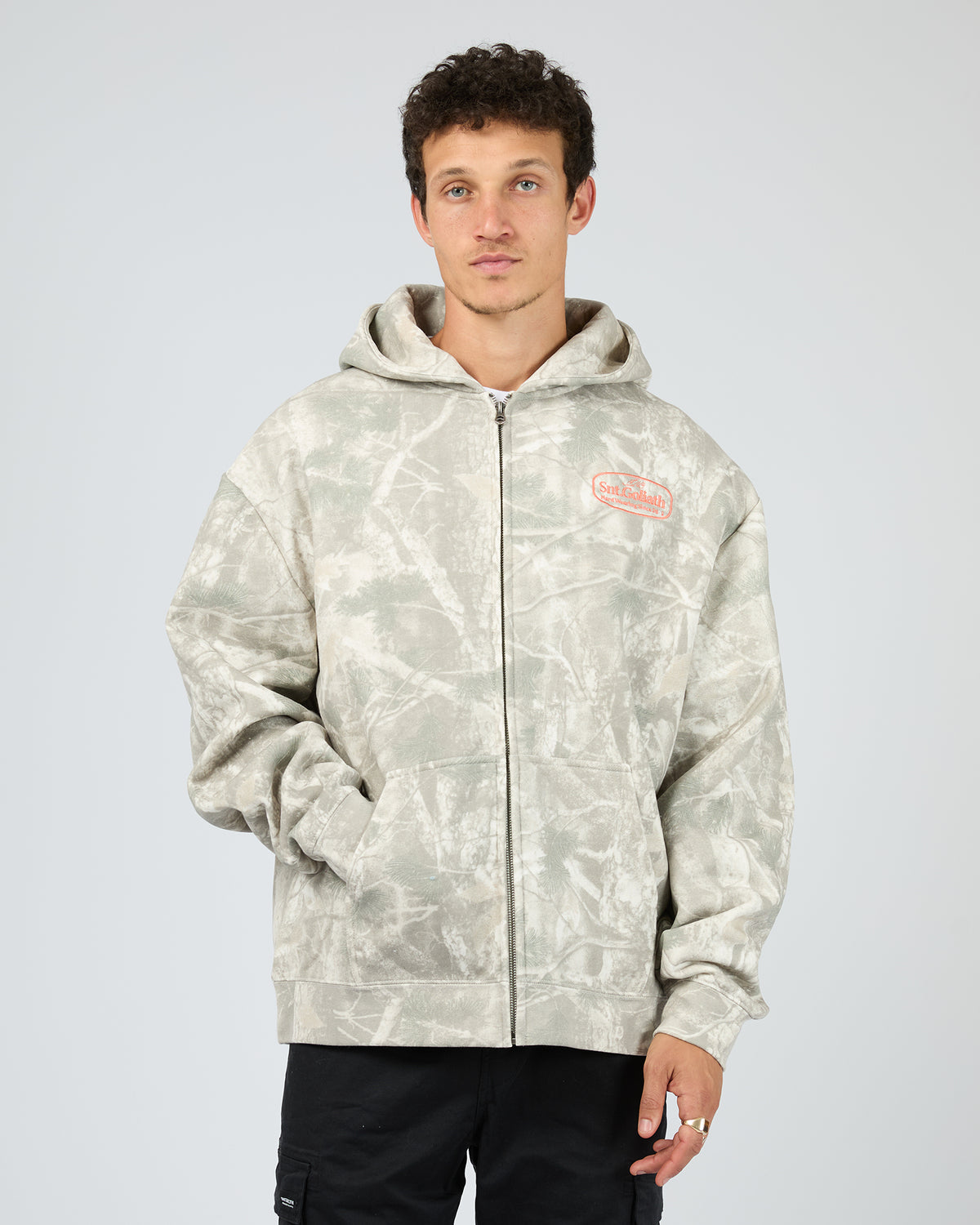 SILENT THEORY / CROPPED HOODY / BLACK / 6074030