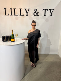 BY FRANKIE / BLACK DRESS / 776-1