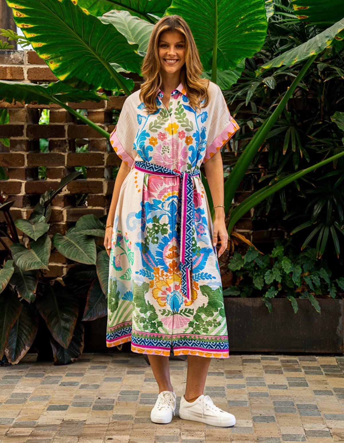 BOHO AUSTRALIA / AARAV MIDI DRESS / C26192491