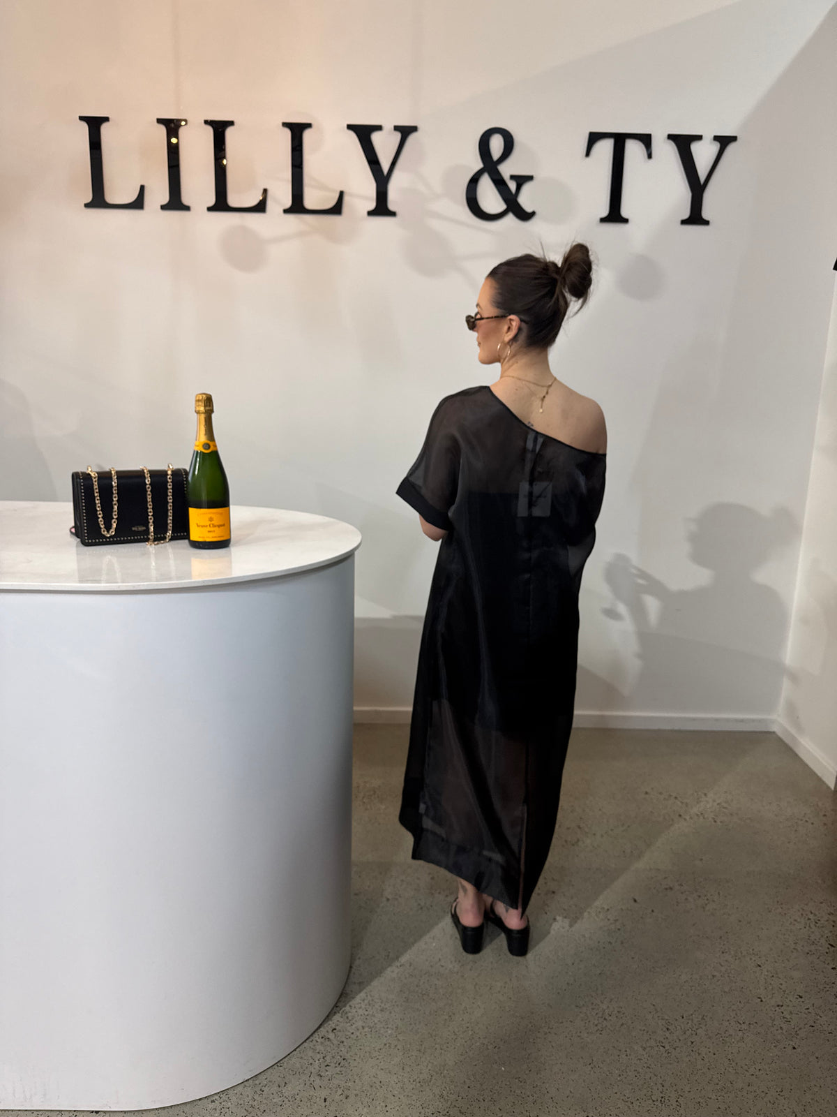 BY FRANKIE / BLACK DRESS / 776-1