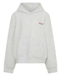 SSAINT / KIDS LOGO GREY HOODIE / SIZE 10-12