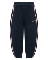 SSAINT / FLEECE TRACHIES NAVY-PINK STRIP / 10-12