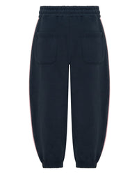 SSAINT / FLEECE TRACHIES NAVY-PINK STRIP / 10-12