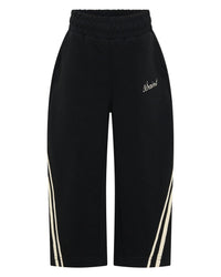 SSAINT / KIDS BARREL PANTS BLACK-BUTTER STRIP / AGE 10-12