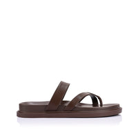 VERALI / BINKY FOOTBED SLIDE CHOCOLATE