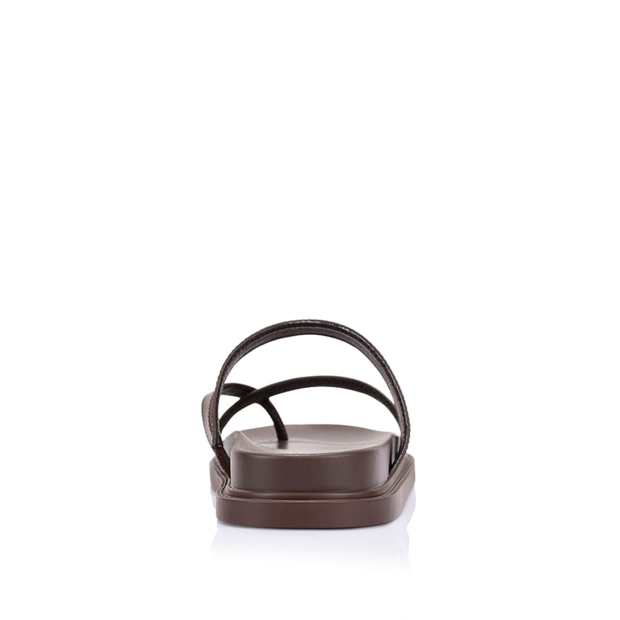 VERALI / BINKY FOOTBED SLIDE CHOCOLATE