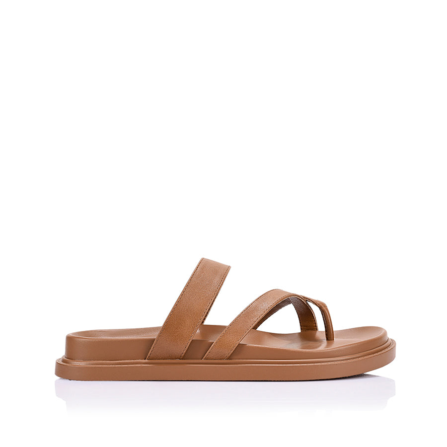 VERALI / BINKY FOOTBED SLIDE TAN