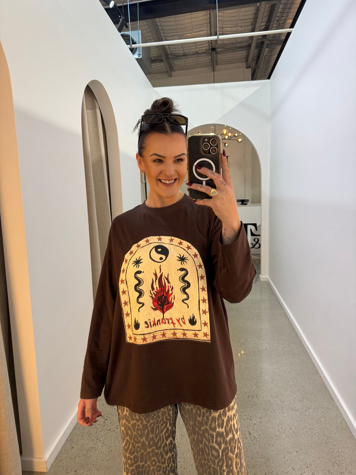 BY FRANKIE / SNAKE LS TEE / 787-21