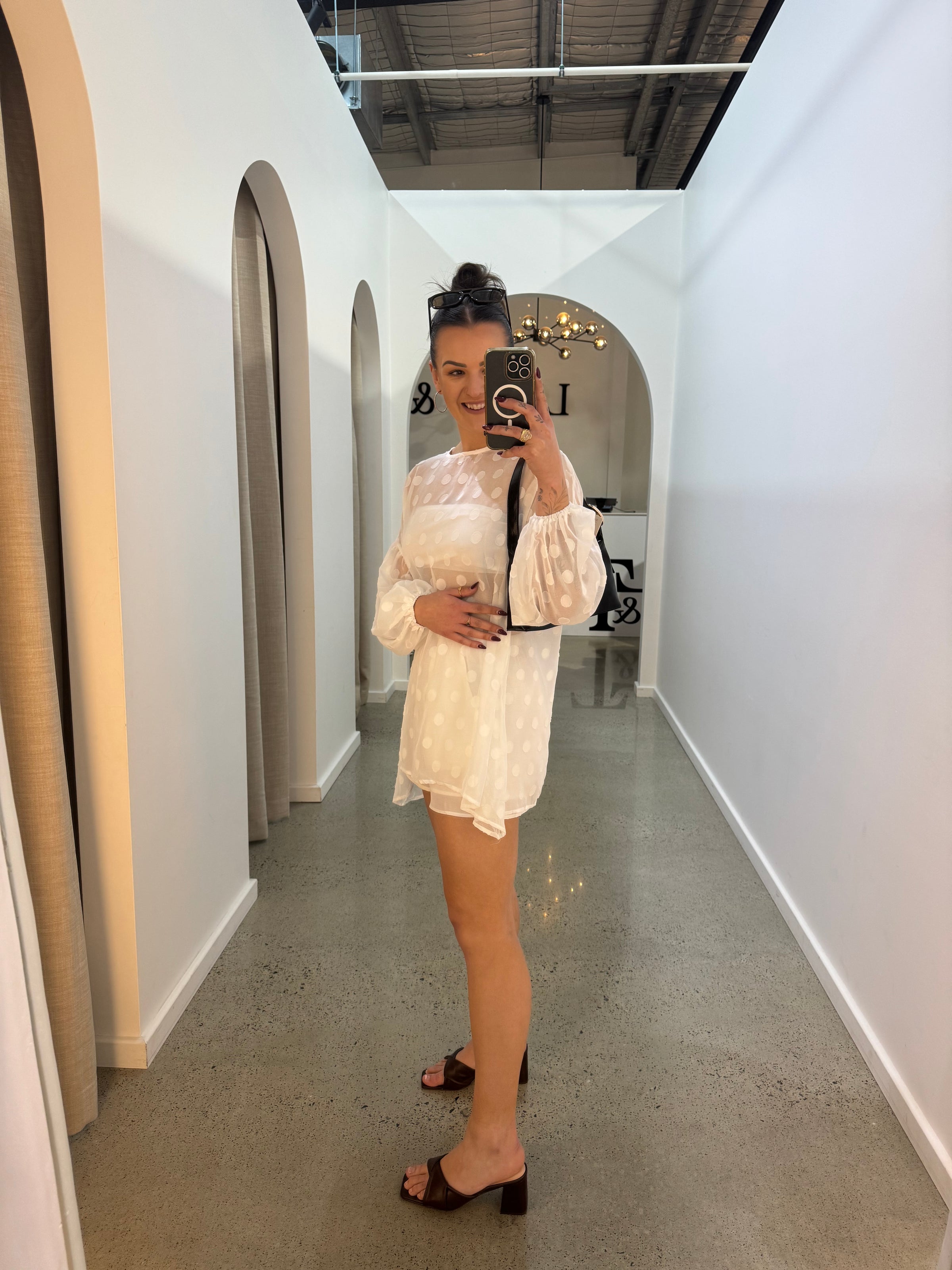 BY FRANKIE / BALLON TOP / WHITE / 593-2