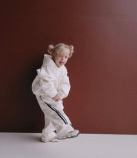 SSAINT / KIDS BARREL BUTTER-NAVY STRIPE / AGE 10-12