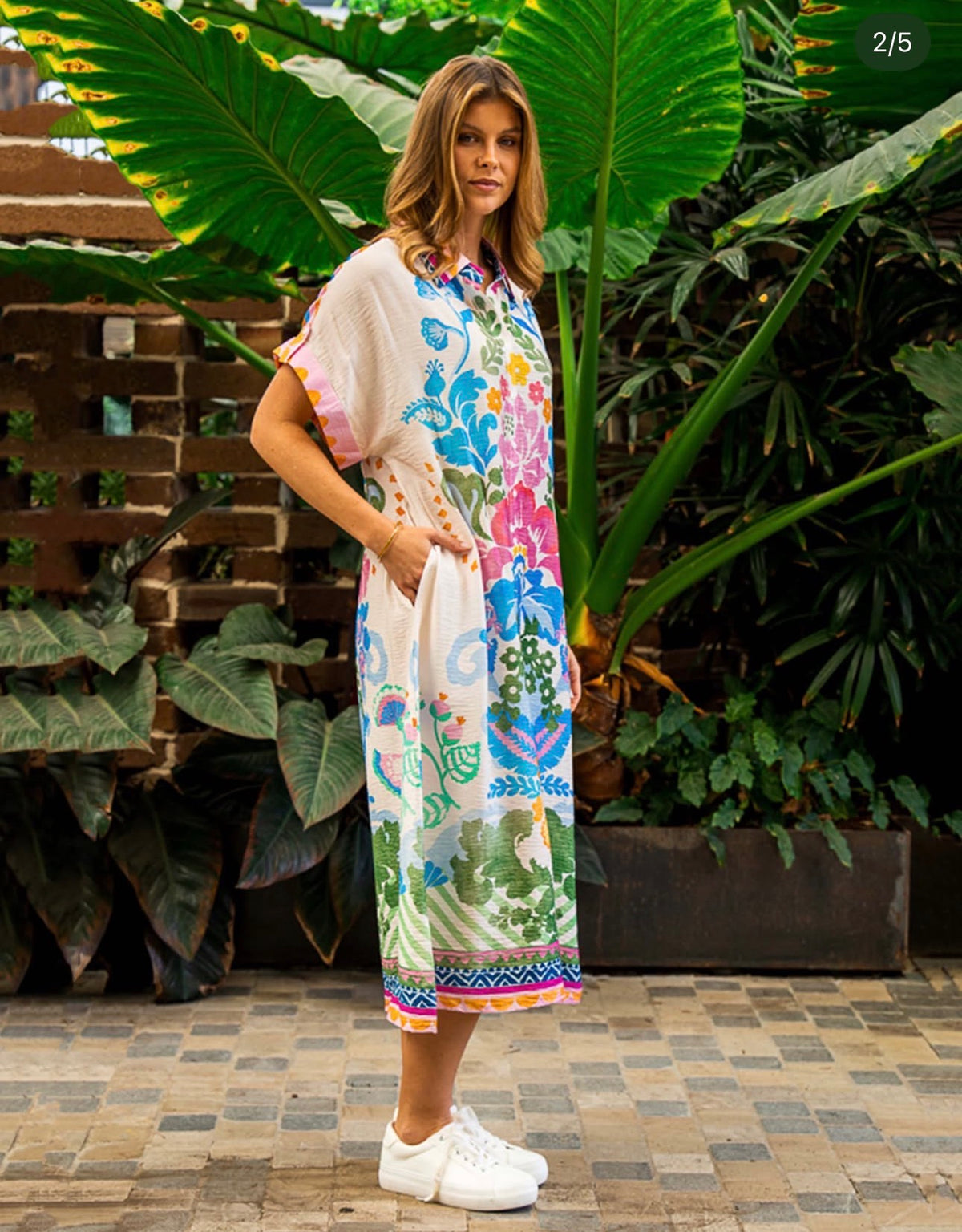 BOHO AUSTRALIA / AARAV MIDI DRESS / C26192491