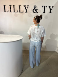 ABRAND / 95 BAGGY LILY RCY DENIM JEANS / A63j43