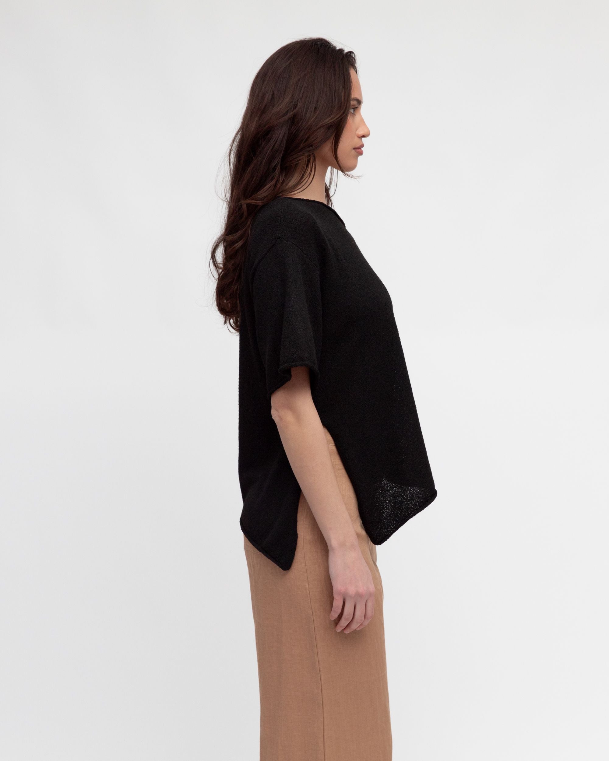 WHITE CLOSET / ASHY BOUNCE TOP / BLACK / TF10964