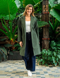 BOHO AUSTRALIA / KATIE TRENCH COAT / C / KHAKI