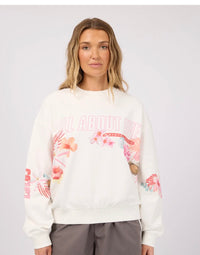 ALL ABOUT EVE ACTIVE / HAWAIIAN HIBISCUS BOX CREW / 6488109