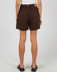 ALL ABOUT EVE / STEVIE DENIM SHORT / BROWN / 64DO348.BRWN