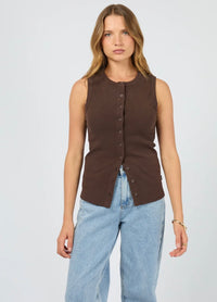 SILENT THEORY / BUTTON UP TANK / 60X5436