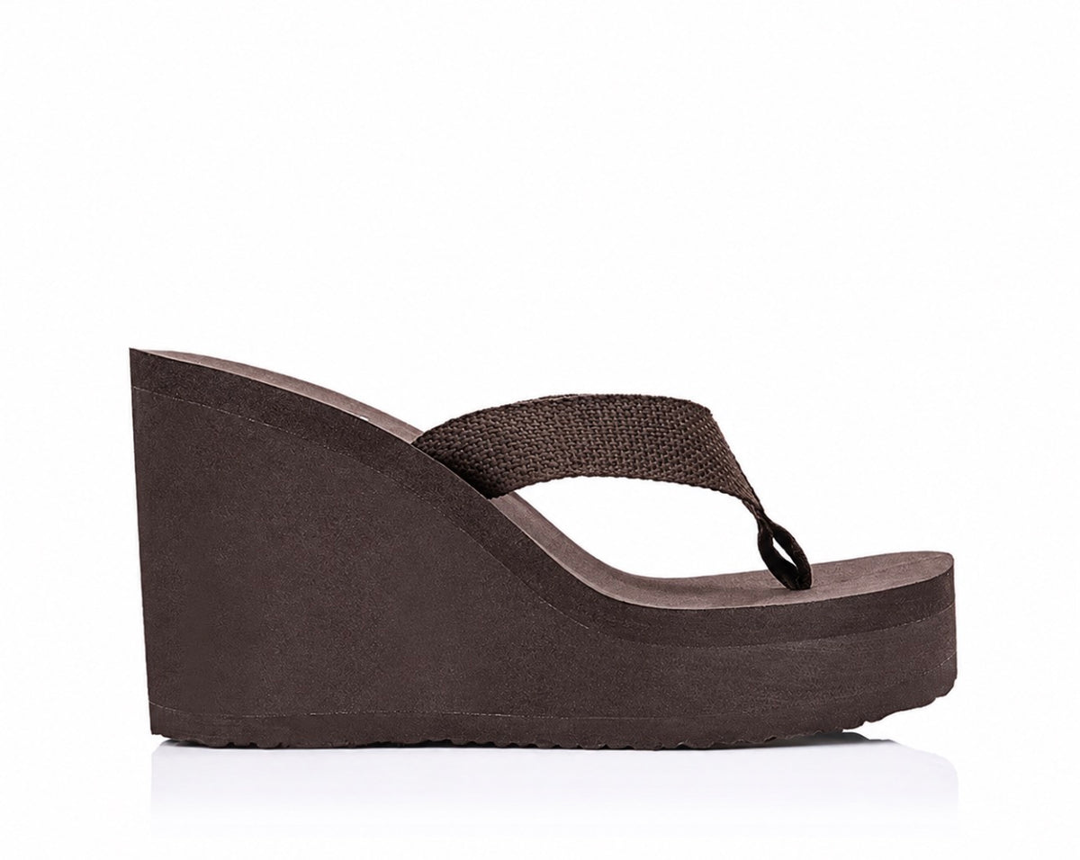 VERALI / JOEY PLATFORM WEDGE / CHOCOLATE