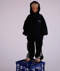 SSAINT / KIDS LOGO BLACK HOODIE / AGE 10-12