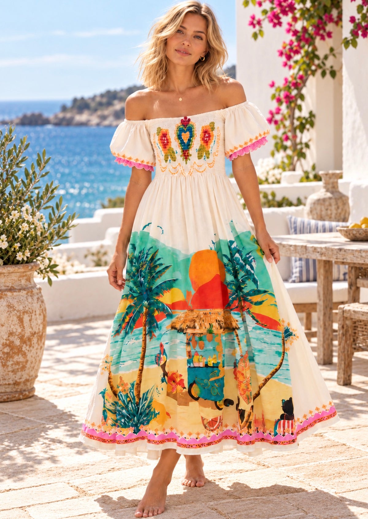 LA SOFIA / ISLAND ESCAPE DRESS / VLSD530