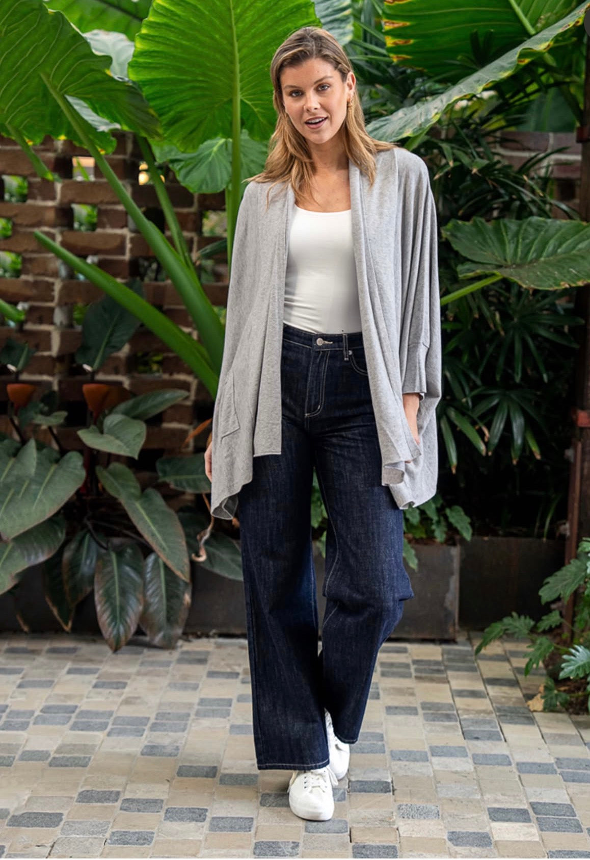 BOHO AUSTRALIA / ARLENE CARDIGAN / GREY / BK26509473
