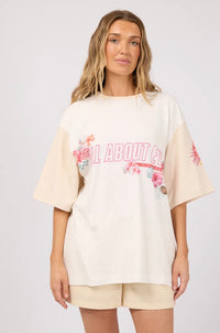 ALL ABOUT EVE ACTIVE / HAWAIIAN HIBISCUS OVERSIZED TEE / 6488108