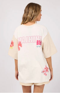 ALL ABOUT EVE ACTIVE / HAWAIIAN HIBISCUS OVERSIZED TEE / 6488108