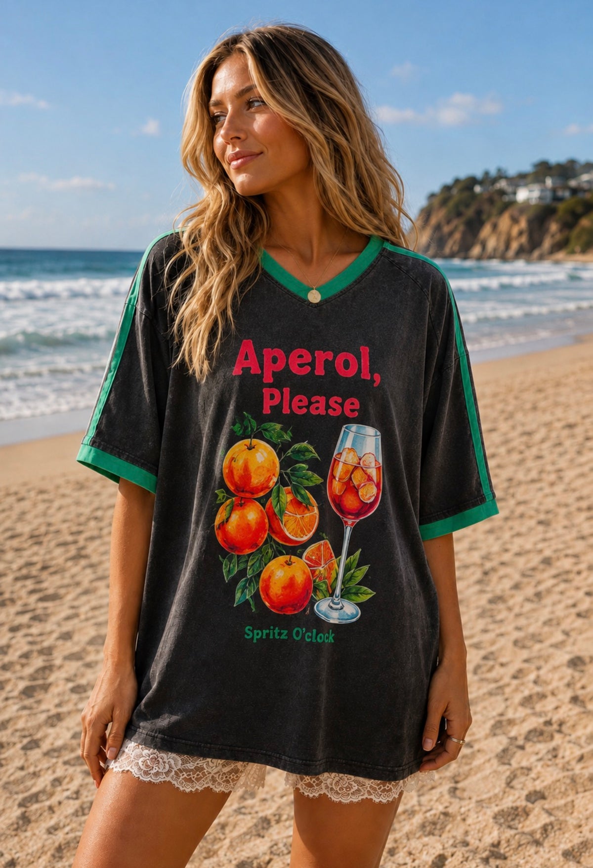 BY FRANKIE / APEROL PLEASE TEE / 751-