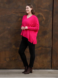 BOHO AUSTRALIA / MARGIE KNIT TOP / PINK / BK26489433