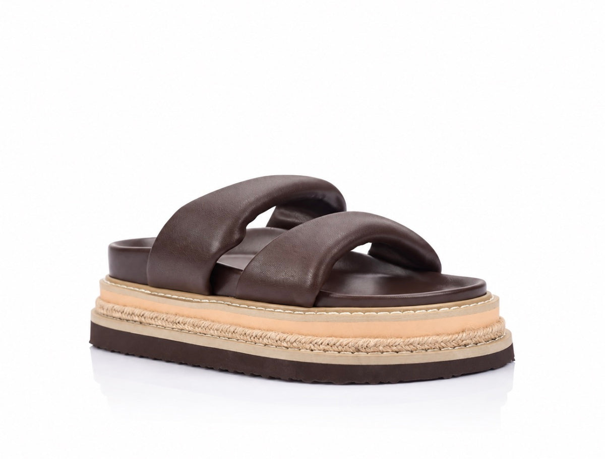 VERALI / TEGAN FLATFORM CHOCOLATE