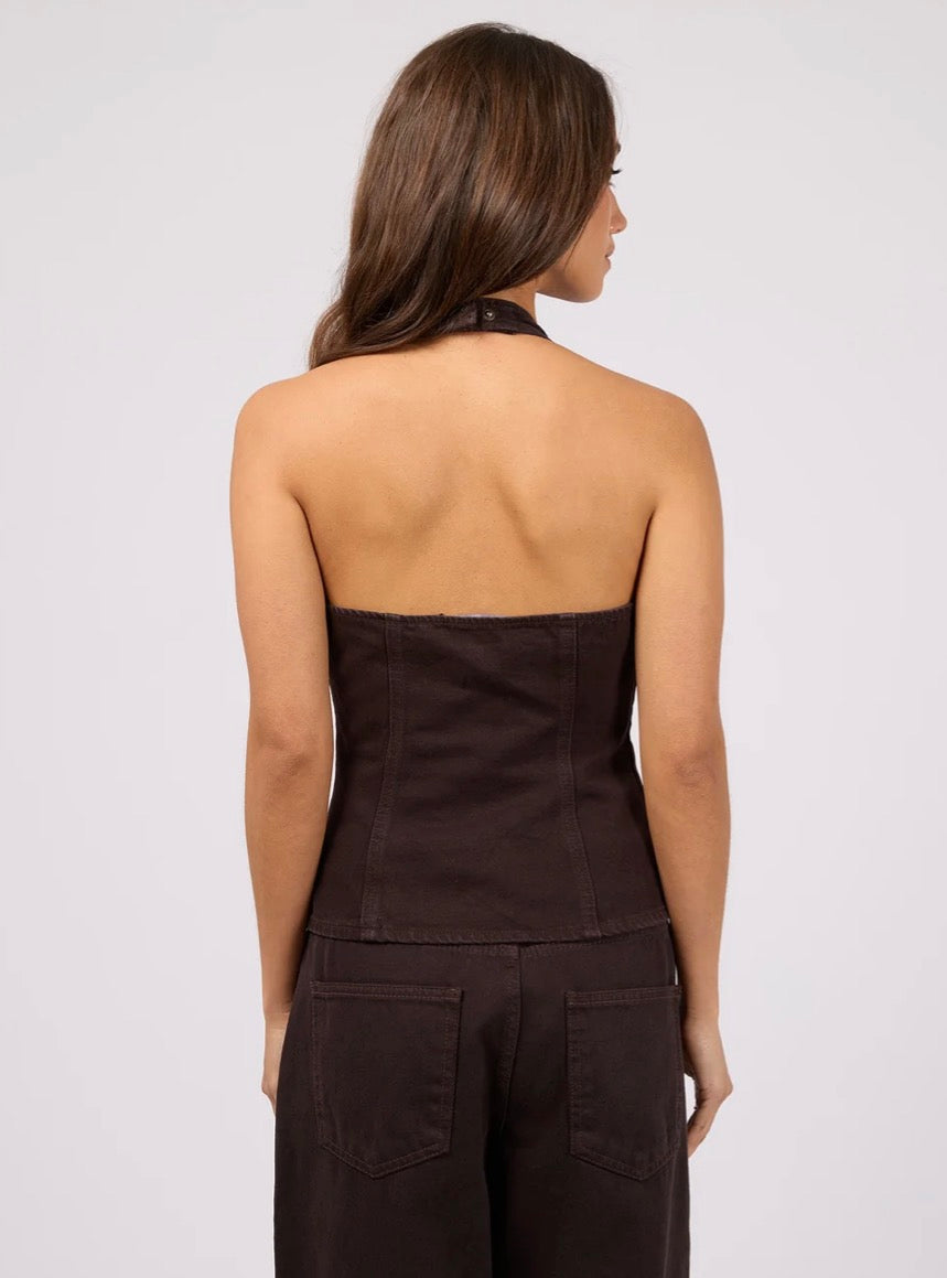 SILENT THEORY / SOL VEST / 6093406.CHOC