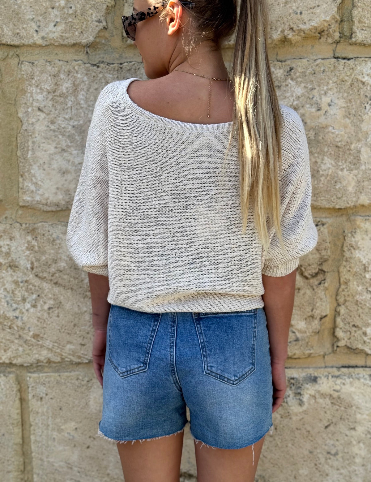 COUNTRY DENIM / RUIN RIP L.MID SHORT / CGJ1647