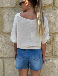 COUNTRY DENIM / RUIN RIP L.MID SHORT / CGJ1647