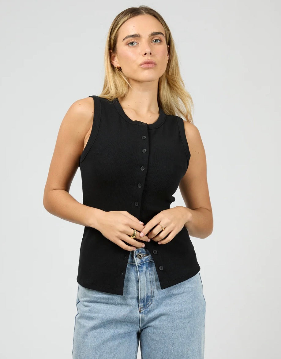 SILENT THEORY / BUTTON UP TANK / 60X5436