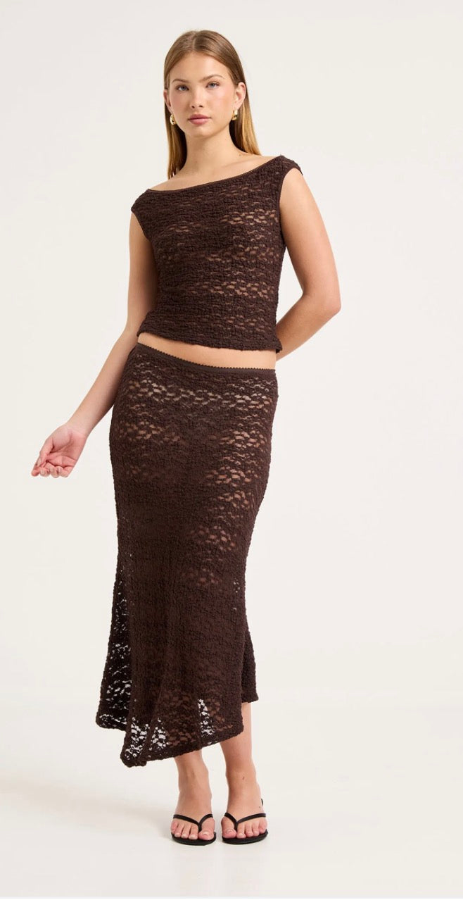 ROLLAS / ROSALIE LACE SKIRT / R63K11