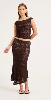 ROLLAS / ROSALIE LACE SKIRT / R63K11