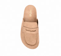 VERALI / TERRANCE LOAFER MULES /  TAUPE MICRO