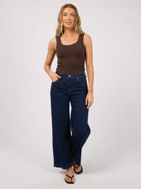 ALL ABOUT EVE / AAA LAYERS TANK / BROWN / 64X5268