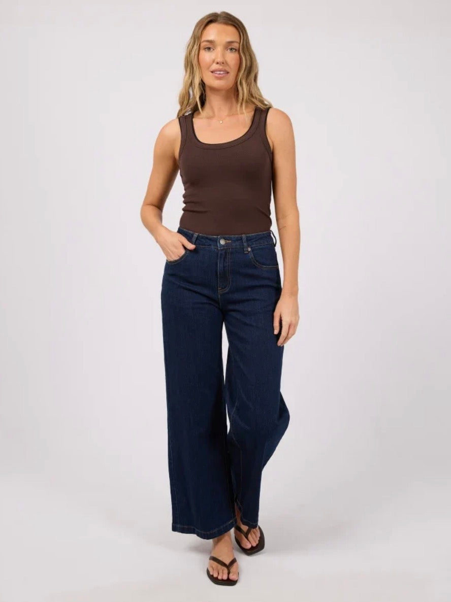 ALL ABOUT EVE / AAA LAYERS TANK / BROWN / 64X5268