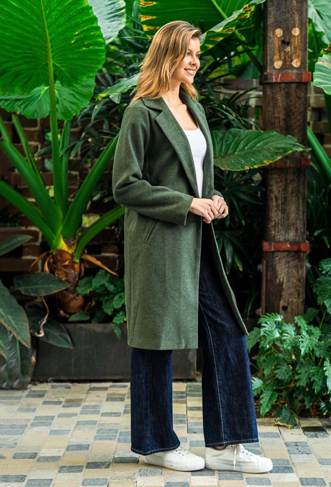 BOHO AUSTRALIA / KATIE TRENCH COAT / C / KHAKI