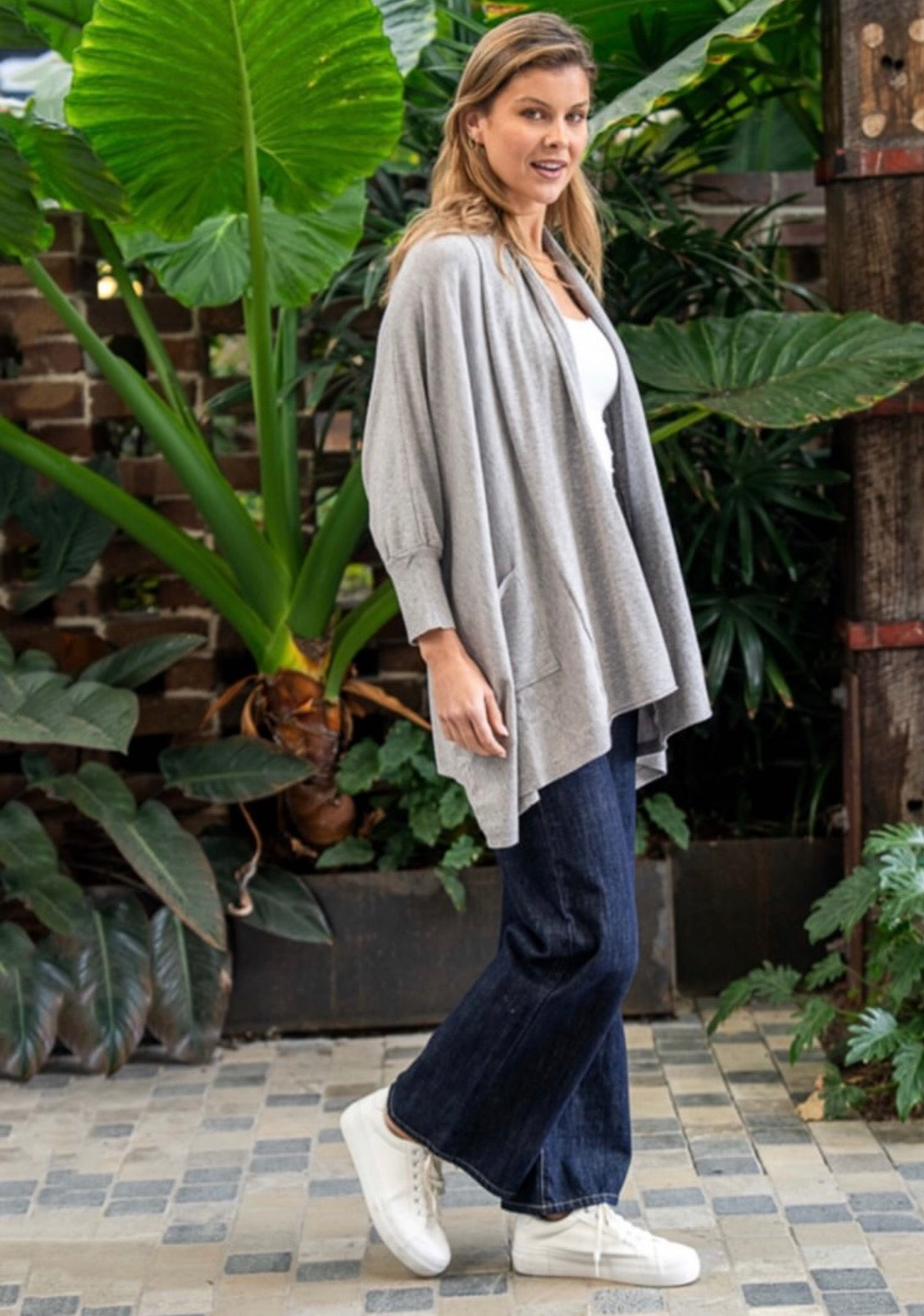 BOHO AUSTRALIA / ARLENE CARDIGAN / GREY / BK26509473
