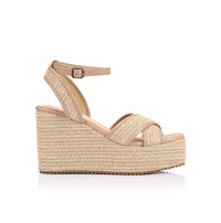 VERALI / CALLIPO WEDGE / BEIGE - RAFFIA