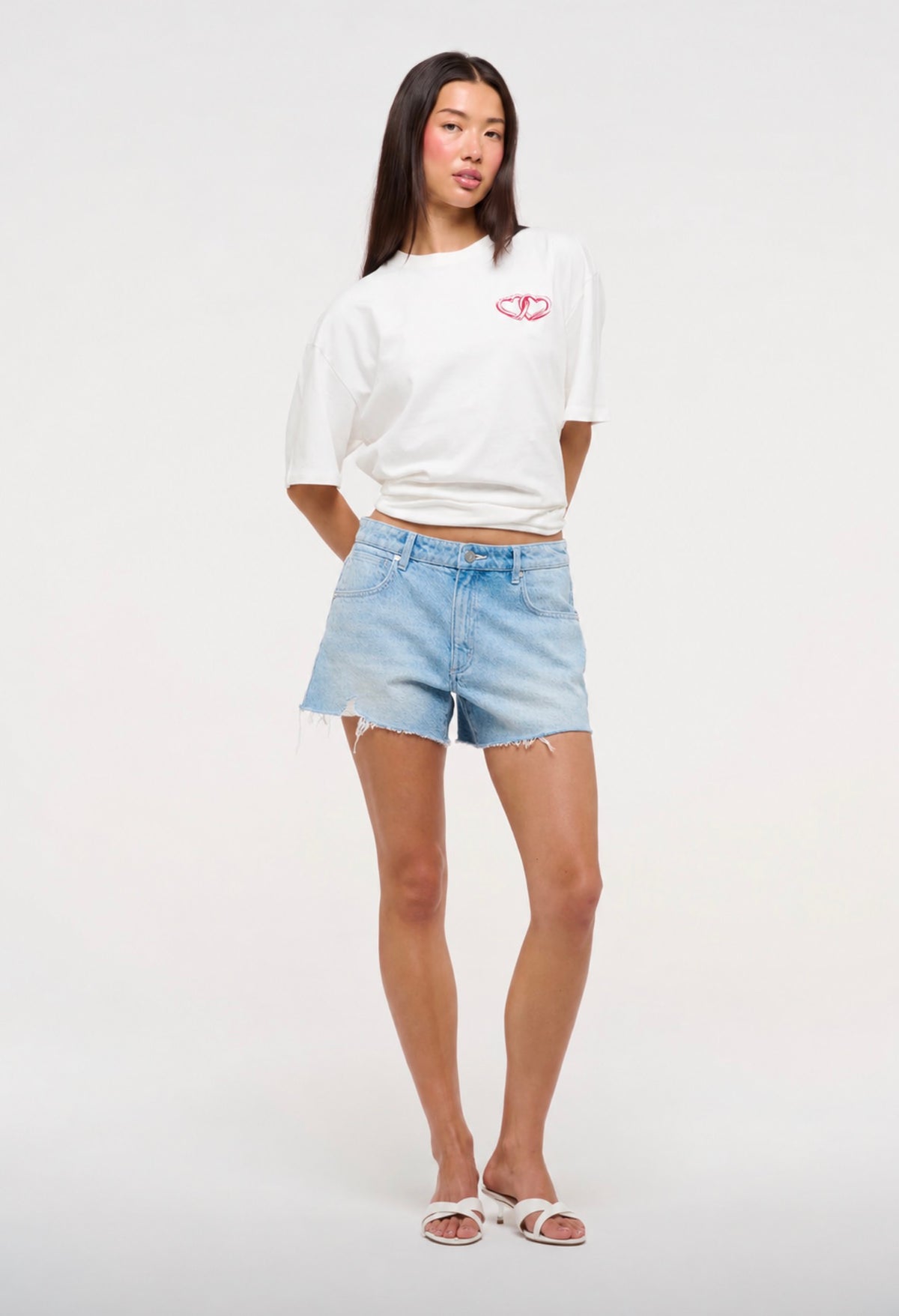 ABRAND / VENICE DENIM SHORTS CHARLOTTE RCY / A64S38
