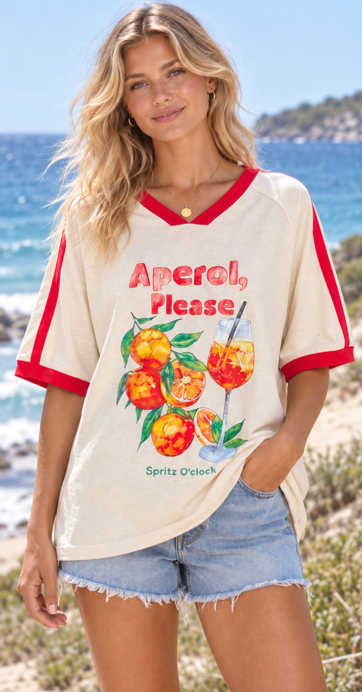 BY FRANKIE / APEROL PLEASE TEE / 751-81