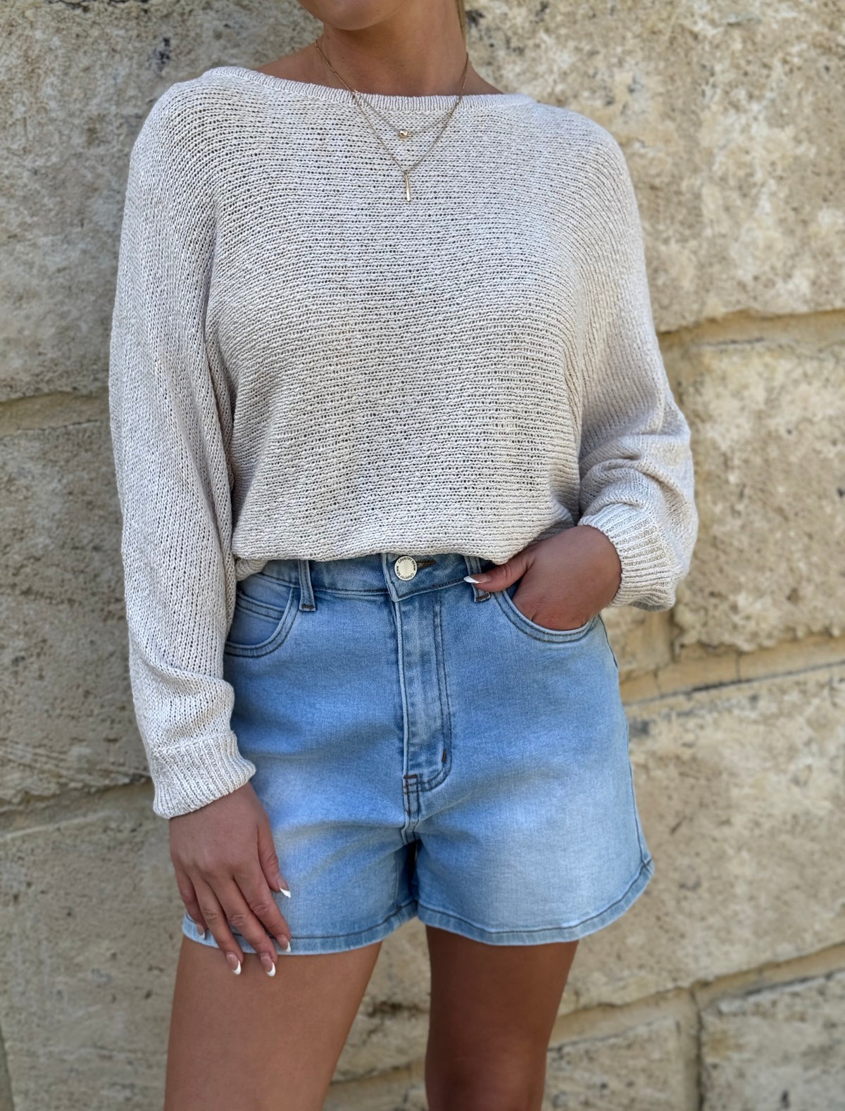 COUNTRY DENIM / HIGHER LEVEL SHORT / CGJ1739S-L.BLUE