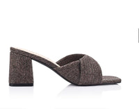 VERALI / STELLA HEEL / CHOCOLATE RAFFIA