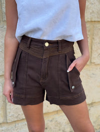 COUNTRY DENIM / MYKOS CHOCOLATE SHORT / CGJ1785