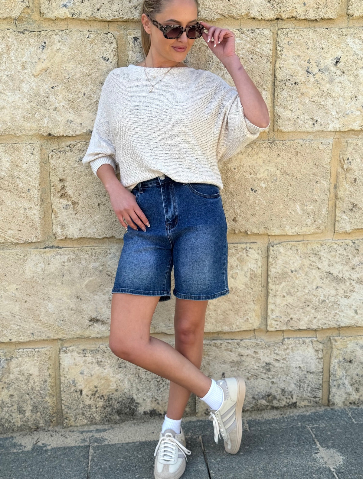 COUNTRY DENIM / A TAKE ABOVE SHORT / CGJ1741S-D.BLUE