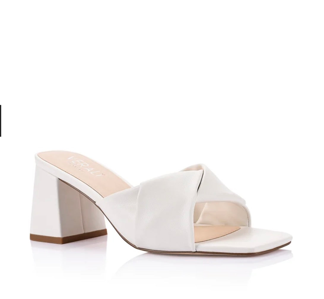 VERALI / STELLA HEEL / CHALK WHITE