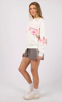 ALL ABOUT EVE ACTIVE / HAWAIIAN HIBISCUS BOX CREW / 6488109